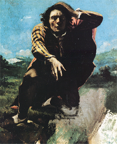 The Man Made Mad by Fear Gustave Courbet